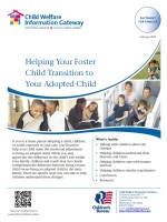 Helping Your Foster Child Transition to Your Adopted Child