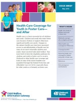 Health-Care Coverage for Youth in Foster Care and After