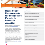 Home Study Requirements for Prospective Parents in Domestic Adoption