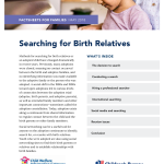 Searching for Birth Relatives