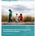 Birth Sibling Dynamics: Navigating Contact and Bonds After Adoption