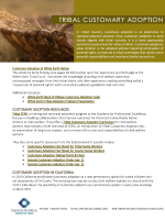tribial adoption